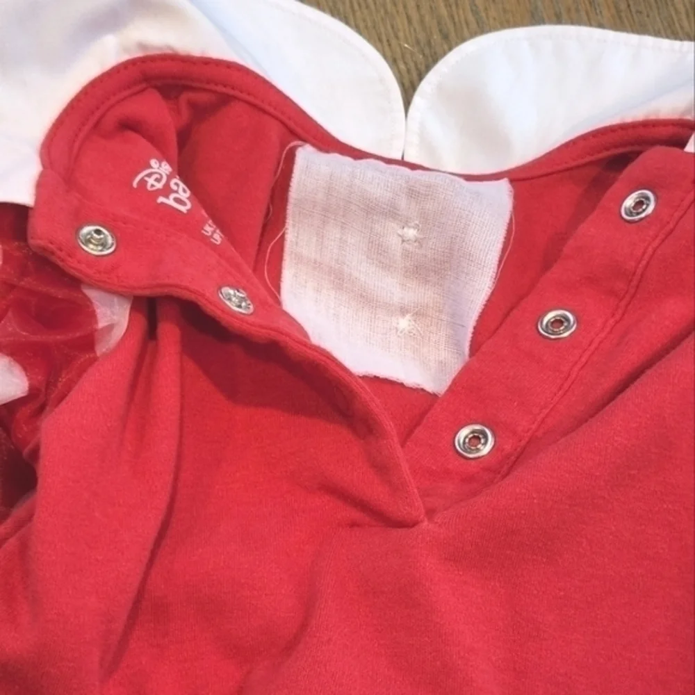 Disney Baby‎ Girls 12-18 Month Red Polka Dot Dress
